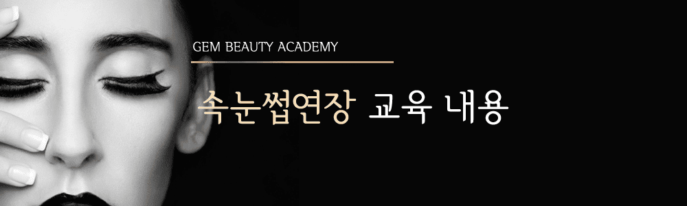 속눈썹 연장 교육 내용
