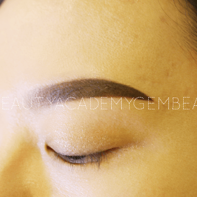 눈썹문신 기술 종류 중 머신눈썹